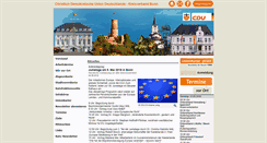 Desktop Screenshot of cdu-bonn.de